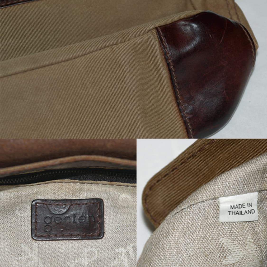 genten 캔버스레더크로스백 상품이미지10