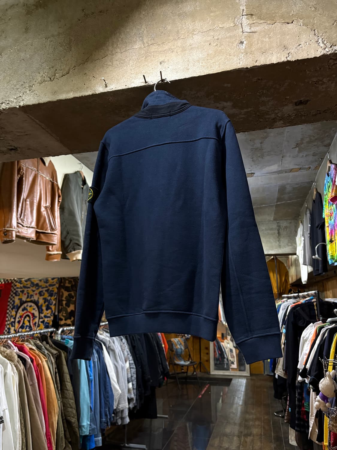 Stone Island 스톤 아일랜드 코튼 반집업 상품이미지4