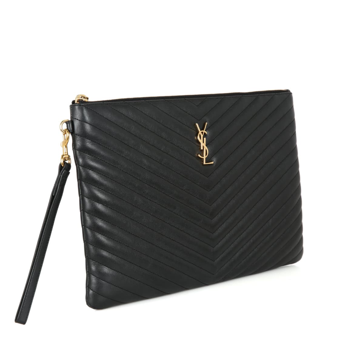 생로랑 모노그램 마테라쎄 클러치 라지 스트랩 파우치 440222 상품이미지3