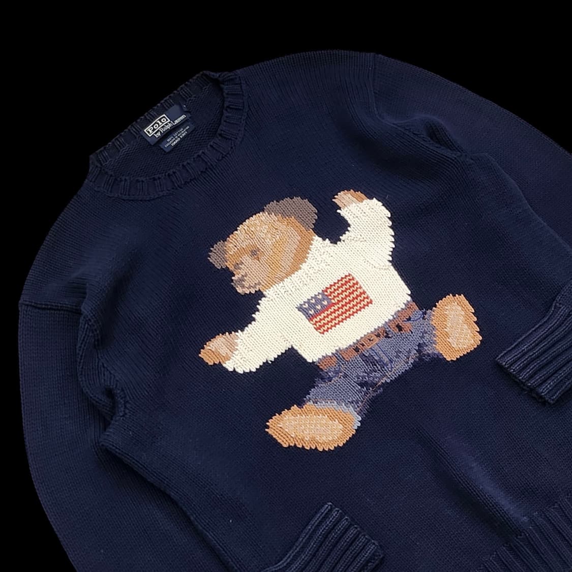 폴로랄프로렌 싯다운 베어 빈티지 니트 상품이미지2