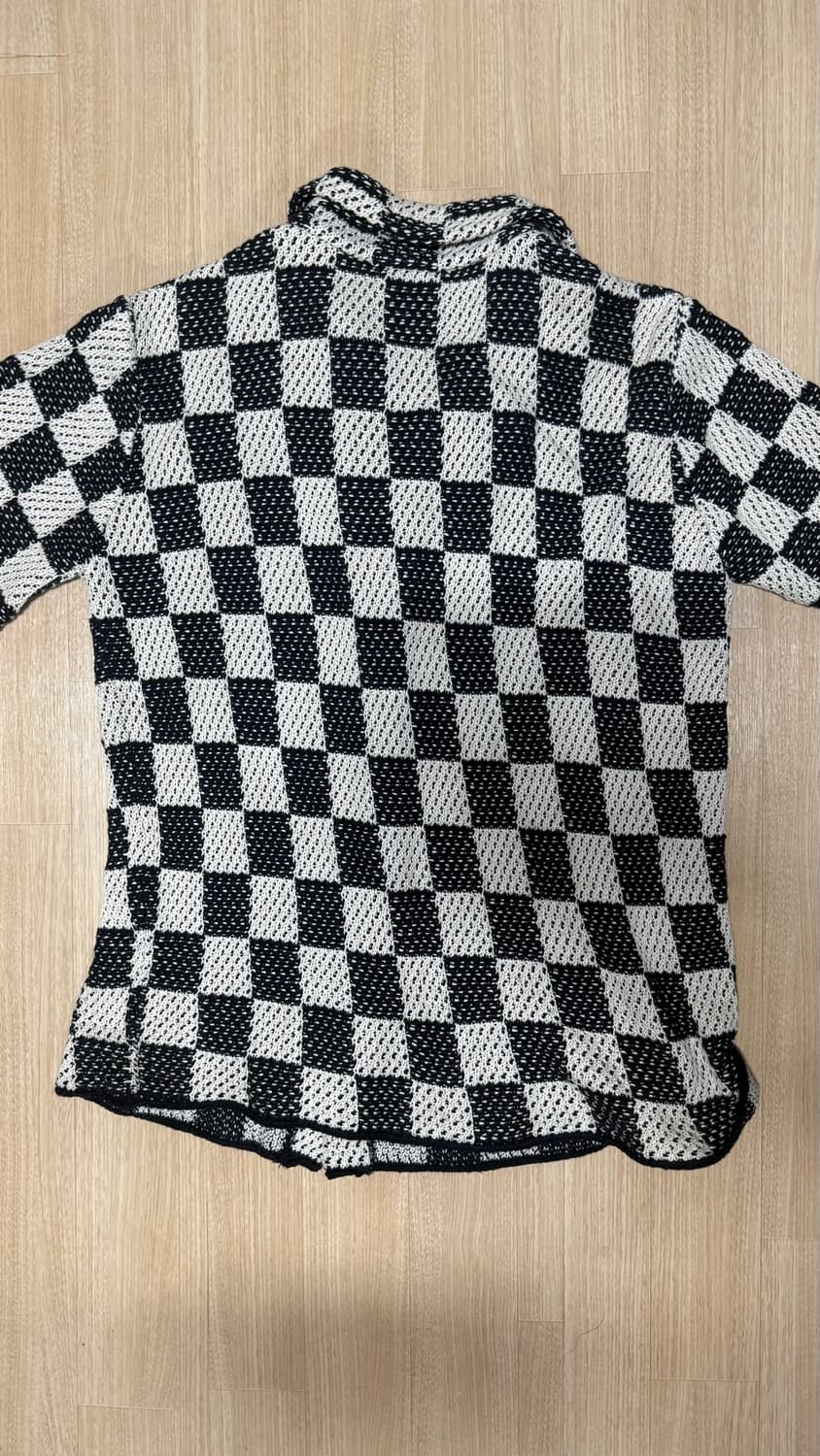 ASKYURSELF CHECKERED CROCHET SHIRT M 상품이미지3