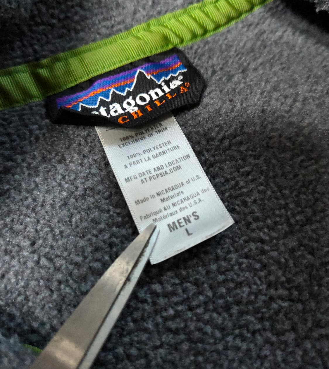 (L)파타고니아 그레이 블루 신칠라 synchilla 플리스 상품이미지3