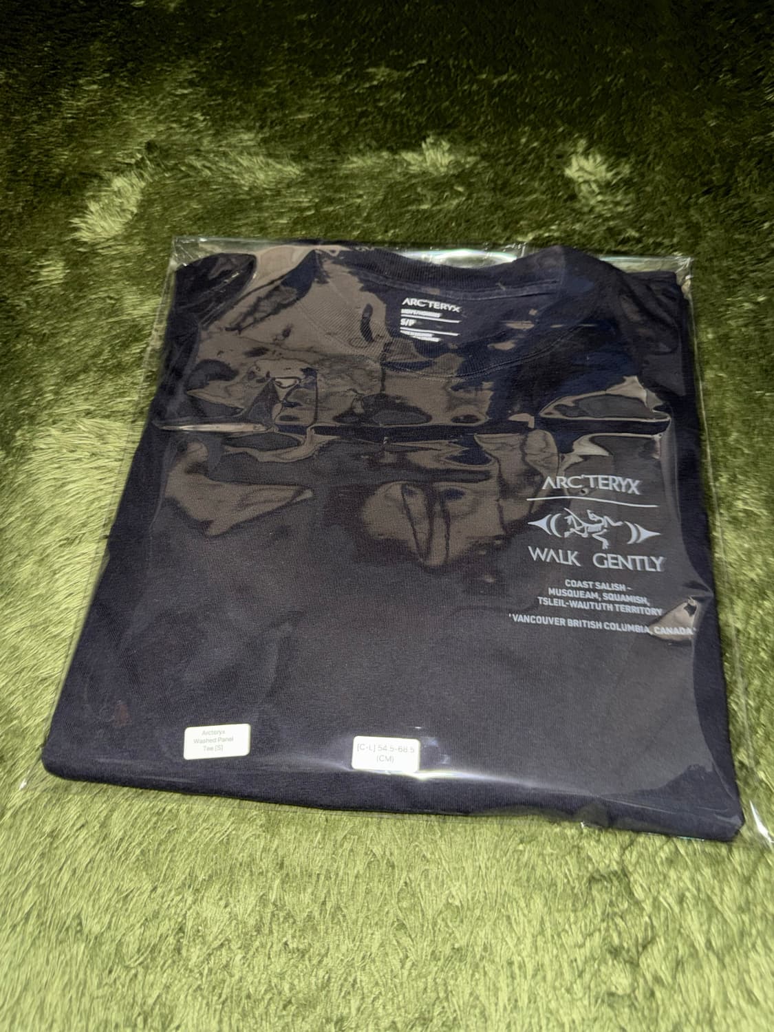 [S] 아크테릭스 25ss 워크 젠틀리 코튼 살몬 스킨 티셔츠 블랙 상품이미지9