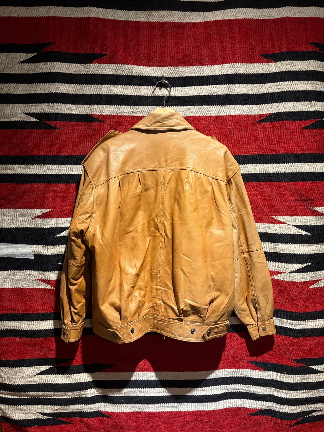 Camel double rider jacket /더블 라이더 바이커자켓 상품이미지4