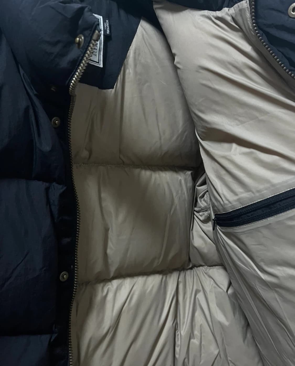 스컬프터 덕다운 숏패딩 S 상품이미지5