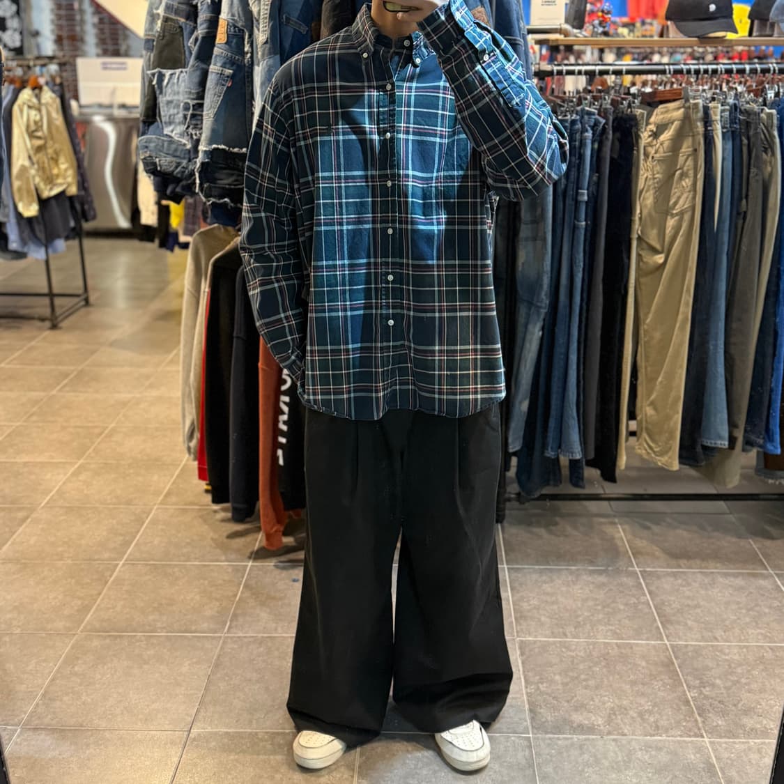  [NO.9] POLO 폴로 랄프로렌 타탄 체크 셔츠 상품이미지2