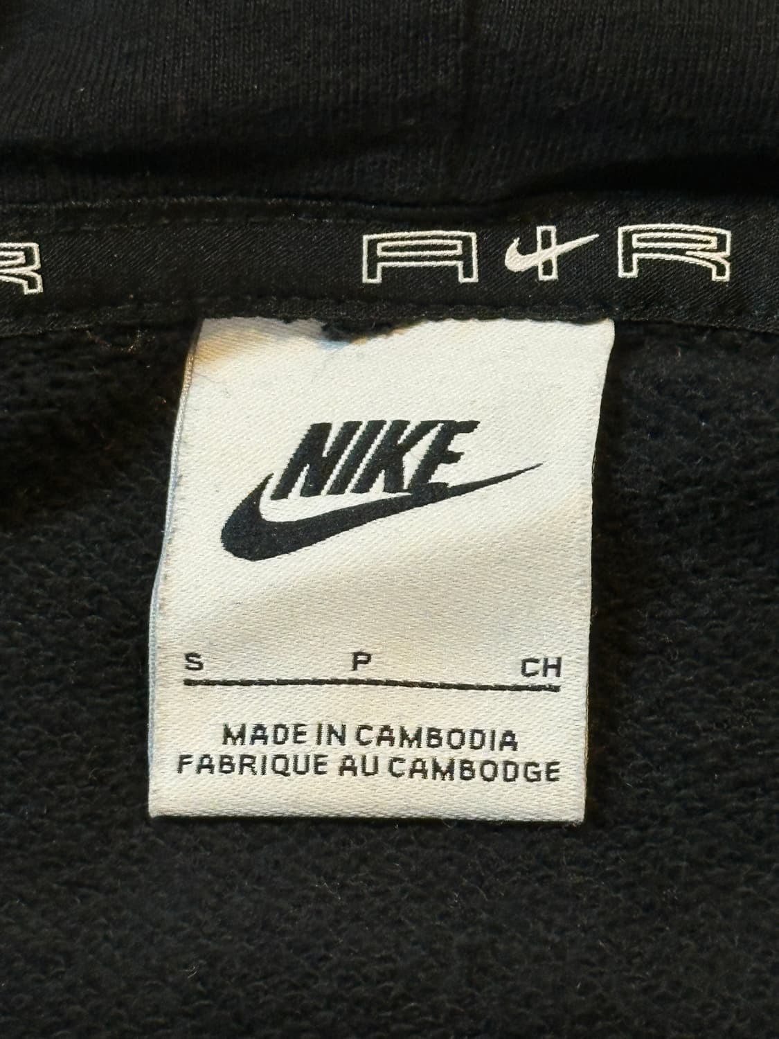 나이키 신형 에어 로고 플리스 후드티 블랙 우먼스 상품이미지4