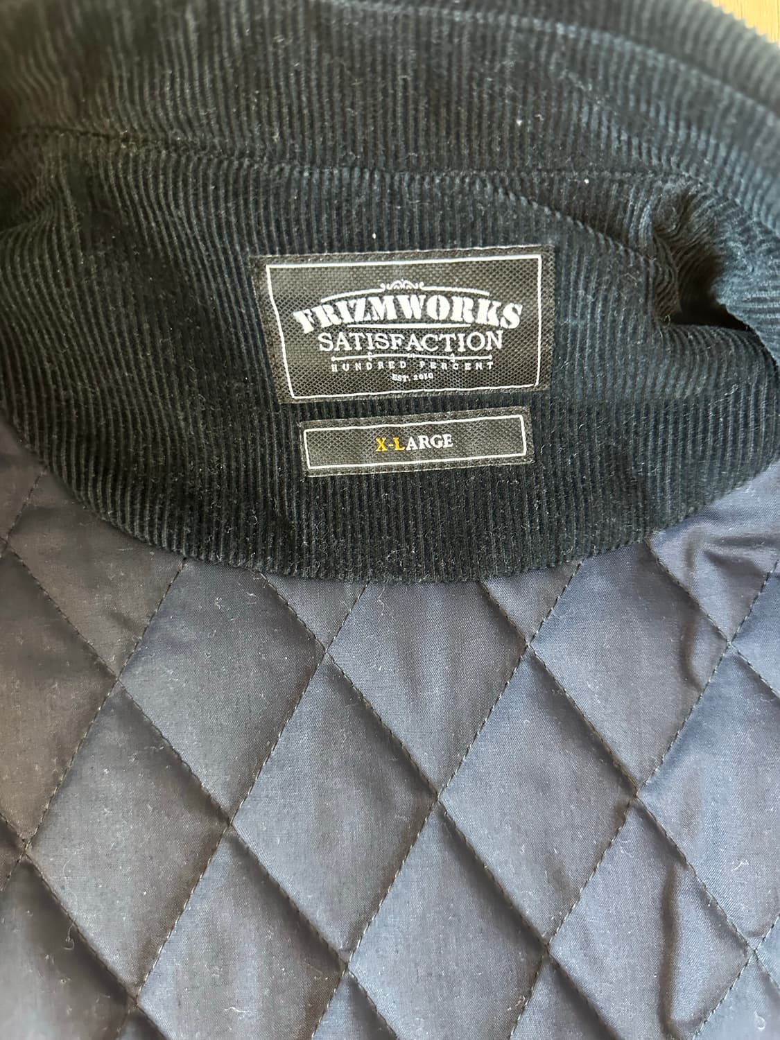 프리즘웍스 코듀로이 바시티 자켓 XL 상품이미지7