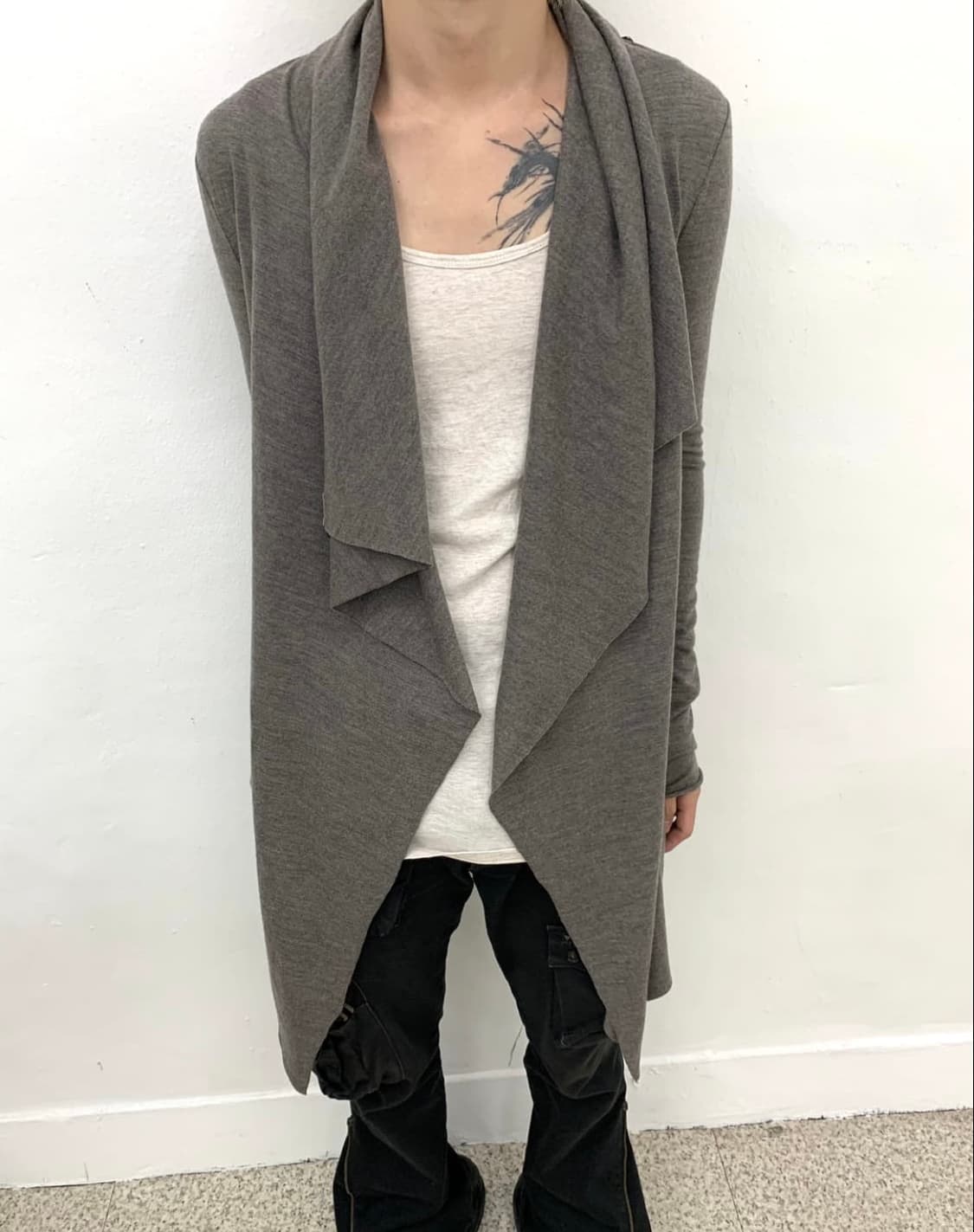 Helmut Lang draped wool cardigan 상품이미지4