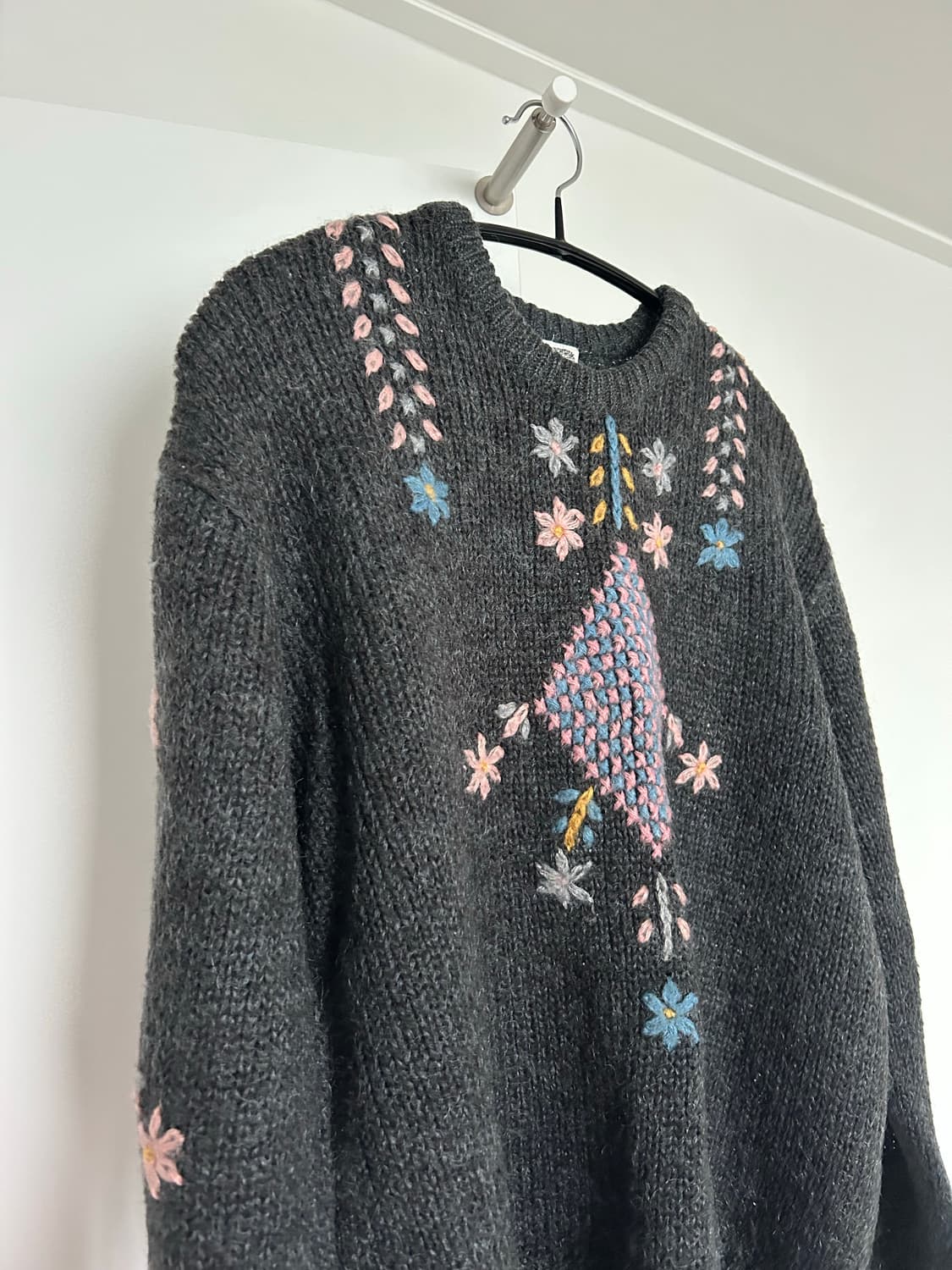 빈티지 자수니트 상품이미지2