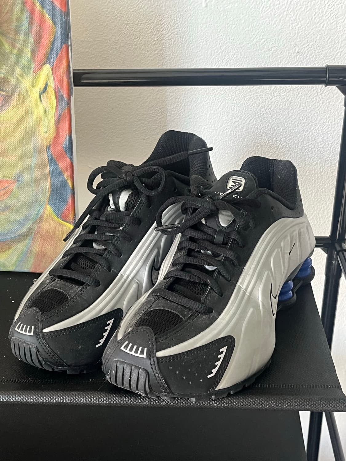 나이키 r4 블랙/블루 240 상품이미지3