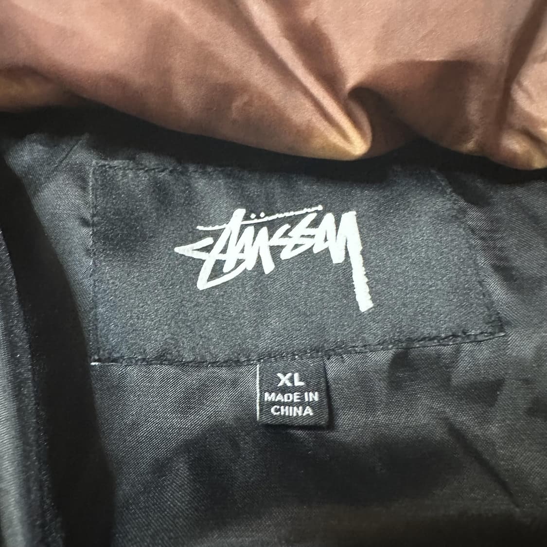 스투시 오로라 퍼퍼 자켓 브라운 상품이미지5