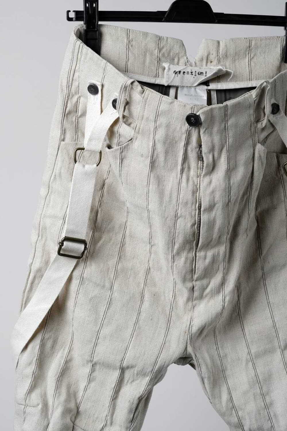 MAVRANYMA DIFFERENT STRIPE BAND PANTS 상품이미지2