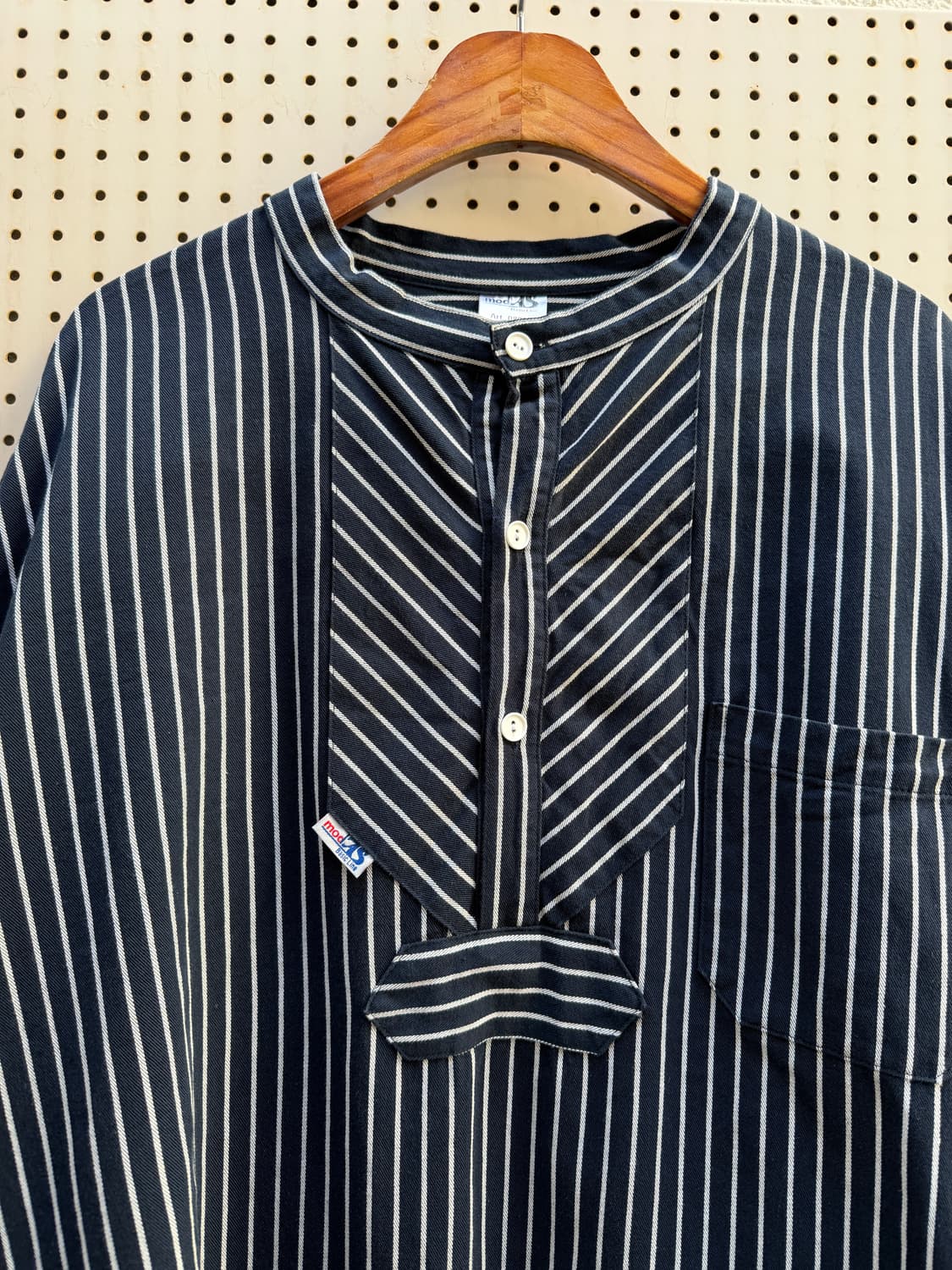 1990s modAS GERMAN NAVY STRIPE 피셔맨스목셔츠 상품이미지7