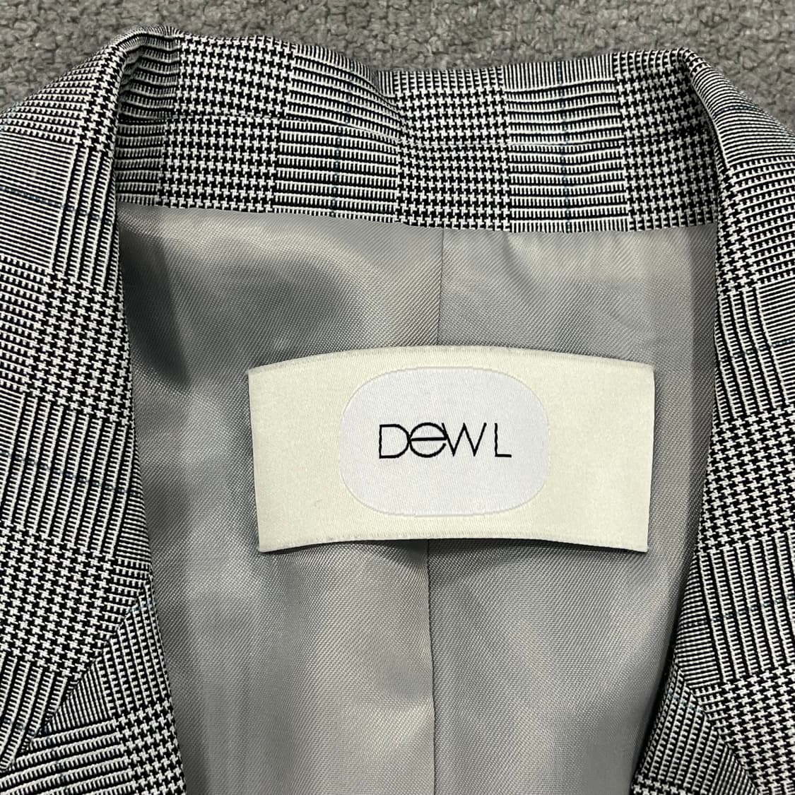 55 DEWL 체크 블레이저 자켓 상품이미지4