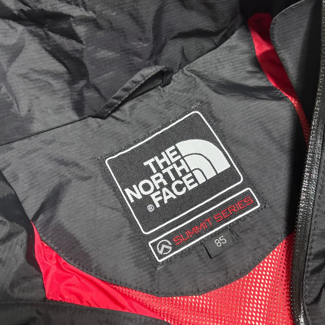 🫶🏻 노스페이스 써밋 고어텍스 레드 블랙 배색 바람막이 🫶🏻 상품이미지4