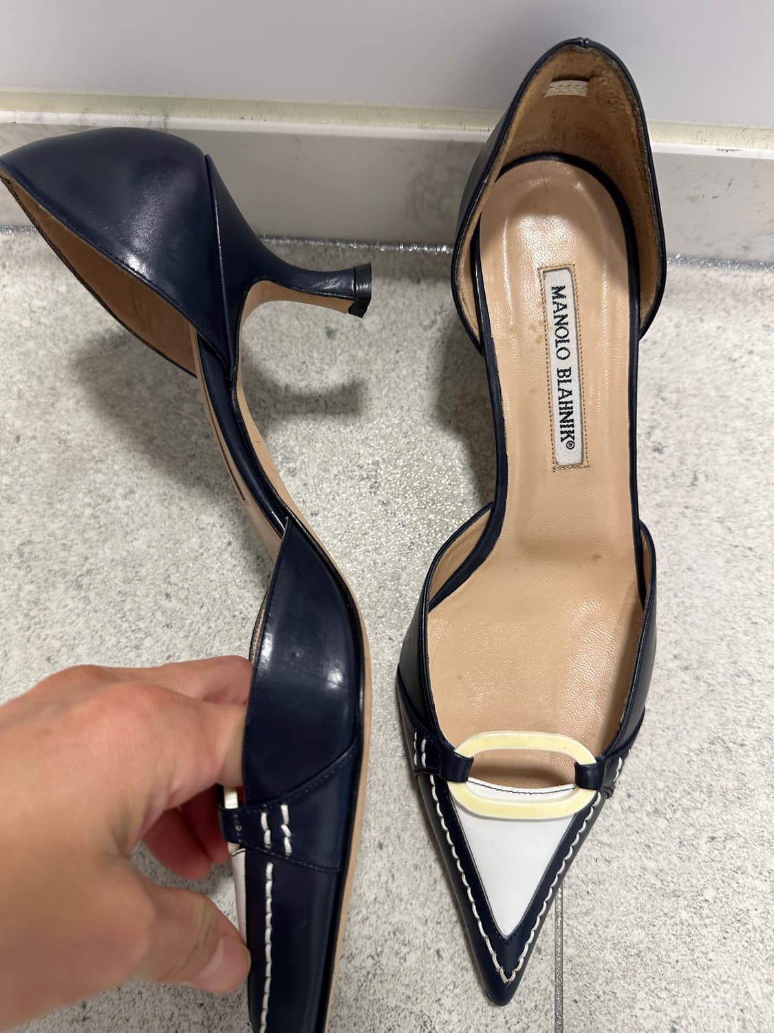 마놀로블라닉 편안한 굽낮은힐 상품이미지2