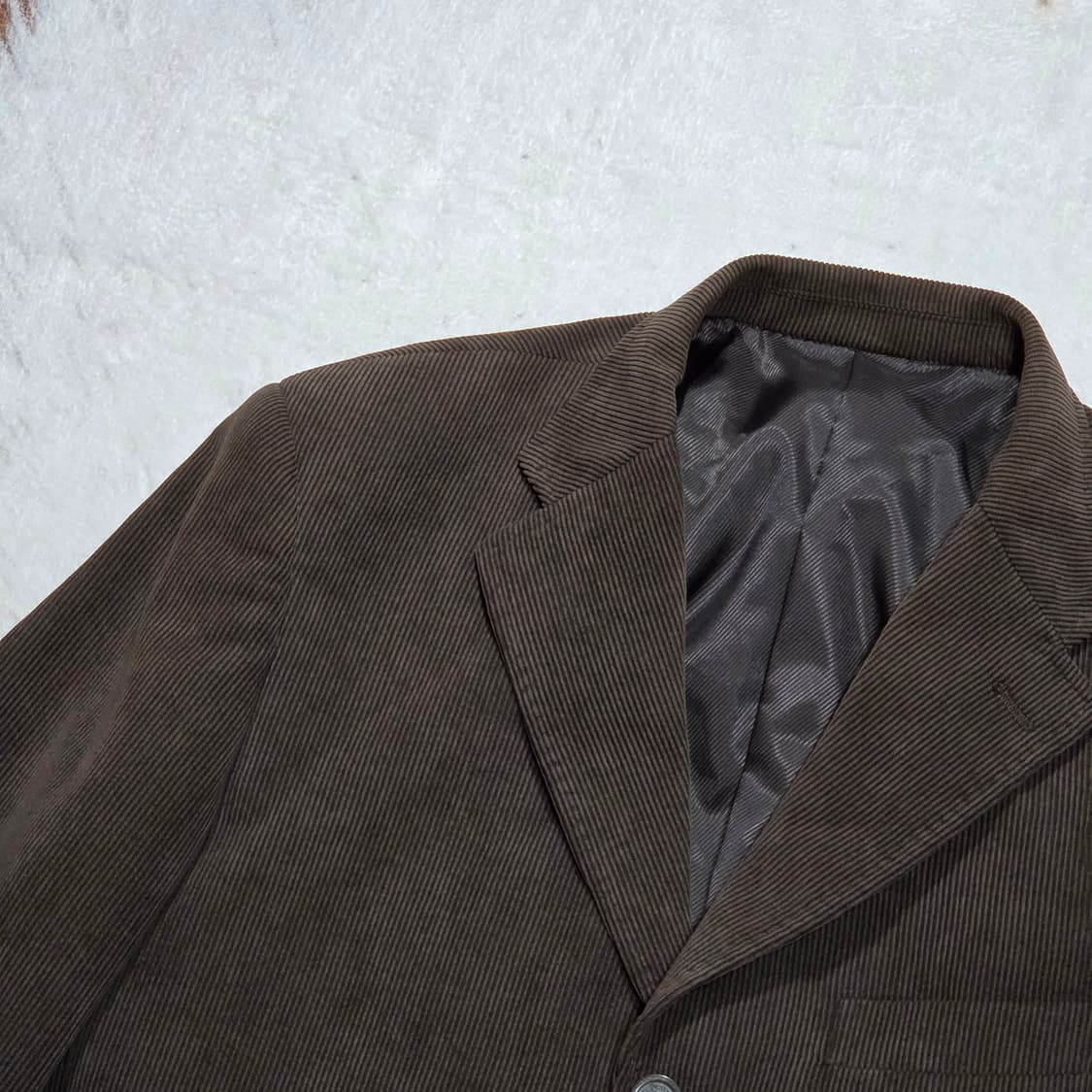 빈티지 브라운 코듀로이 골덴 블레이져 자켓 상품이미지2