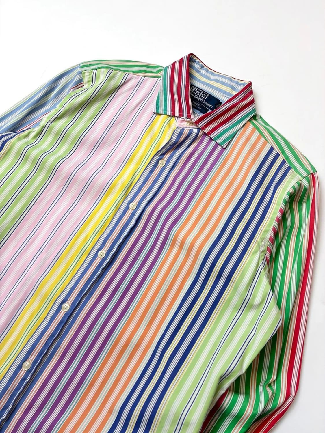 폴로 랄프로렌 컬러 배색 스트라이프 셔츠 PN5559    상품이미지2