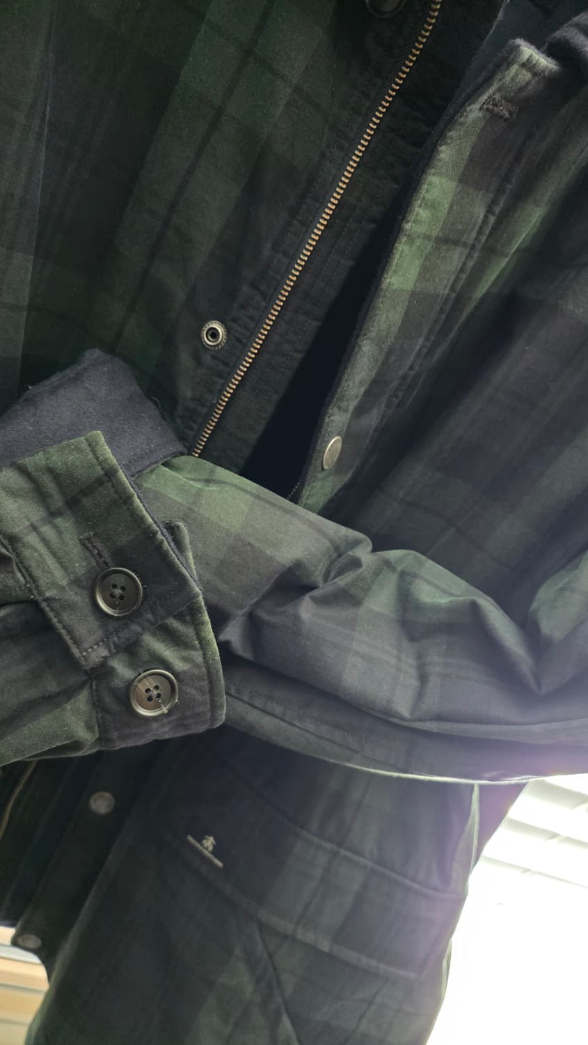 브룩스브라더스 블랙와치 왁스자켓 xxl 상품이미지6