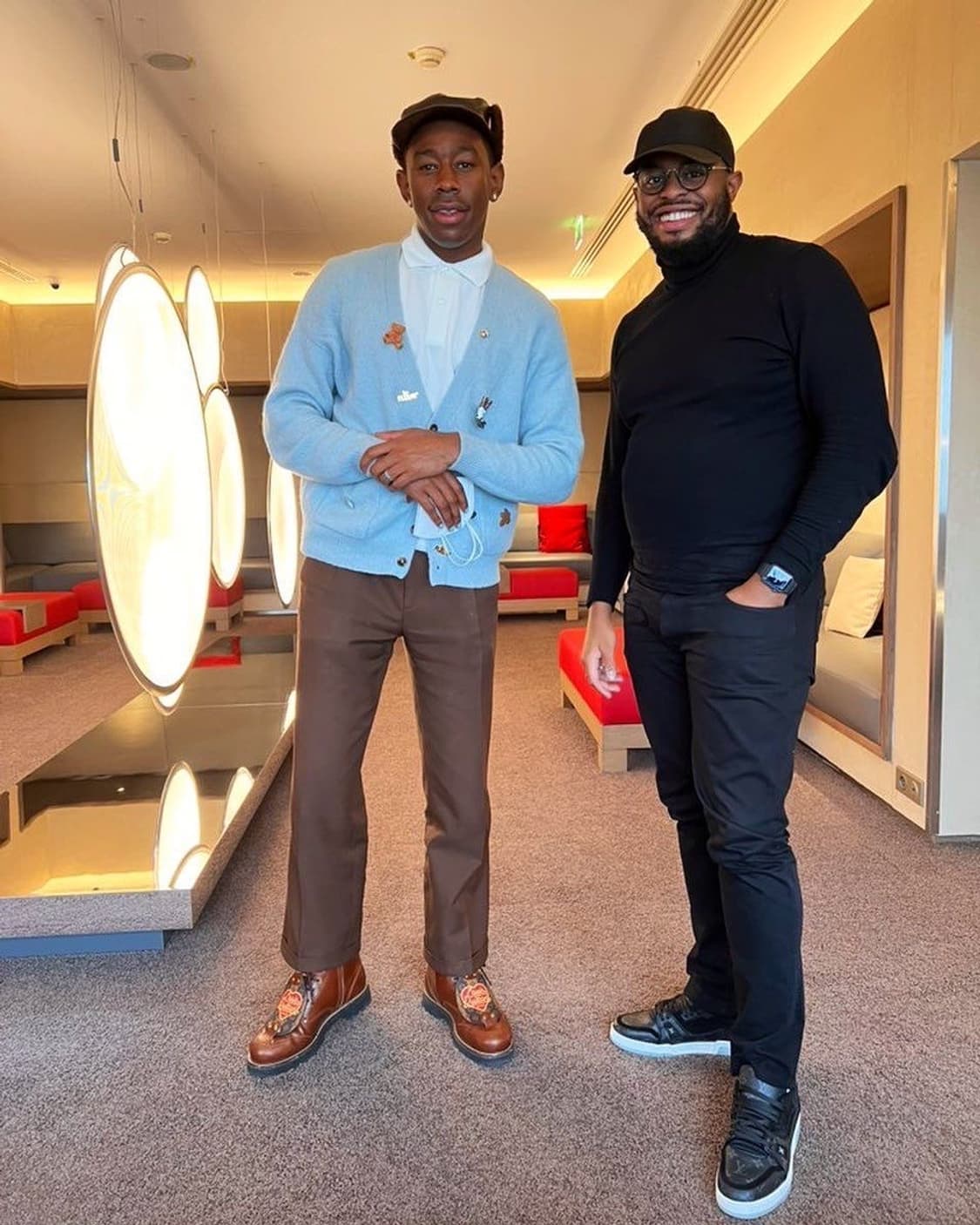 60s IZOD 라코스테 아크릴 가디건 스카이블루 상품이미지1