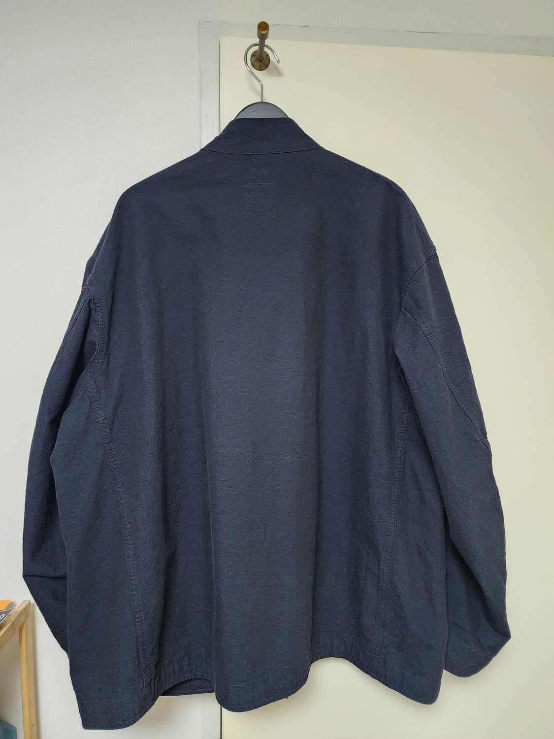 24FW 나나미카 코튼 울 마리너 자켓 네이비 XL 상품이미지2