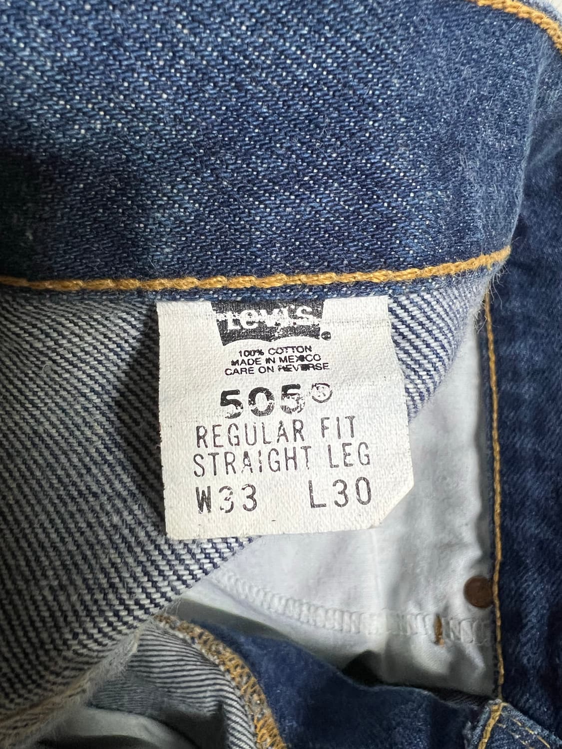 리바이스505 레귤러핏 데님팬츠 상품이미지9