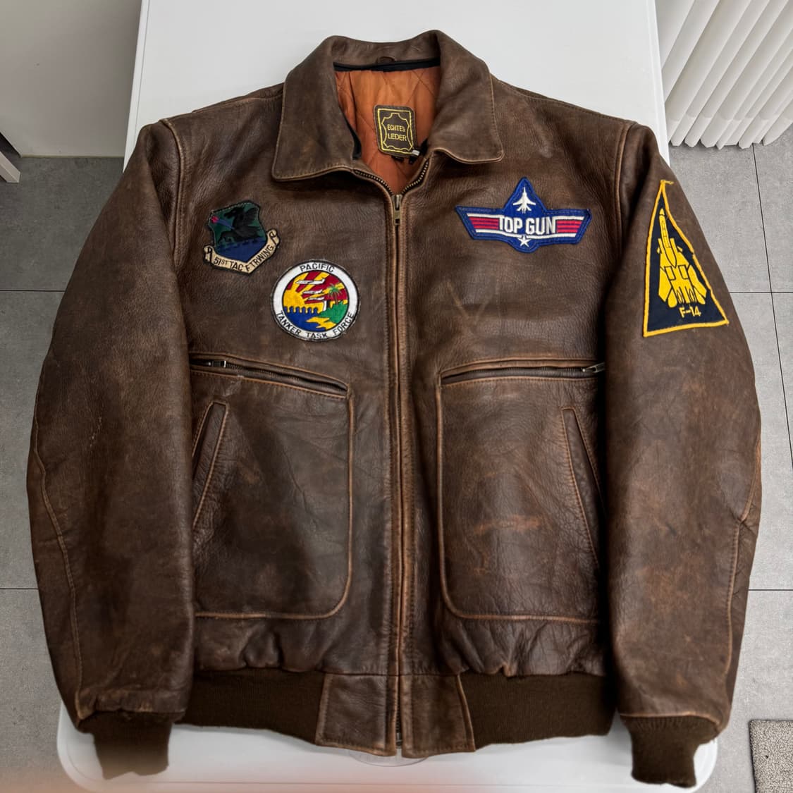 빈티지 레더 자켓  상품이미지3