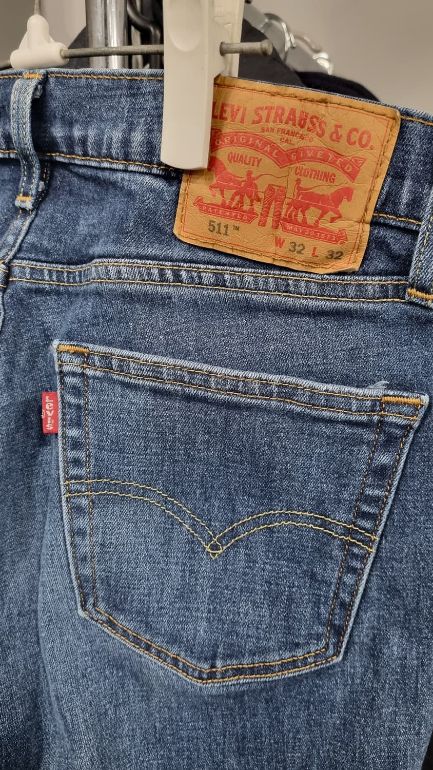 levis 슬림핏(511) 겨울용 청바지(웜진) 허리32 기장91 상태8 상품이미지3