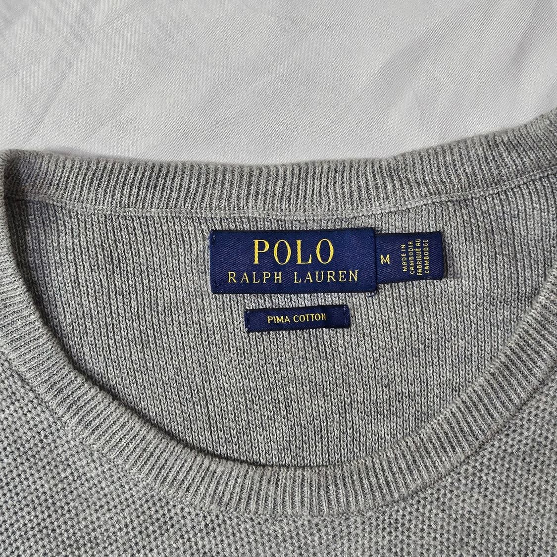 Polo 폴로 랄프로렌 라운드 그레이 니트  상품이미지4
