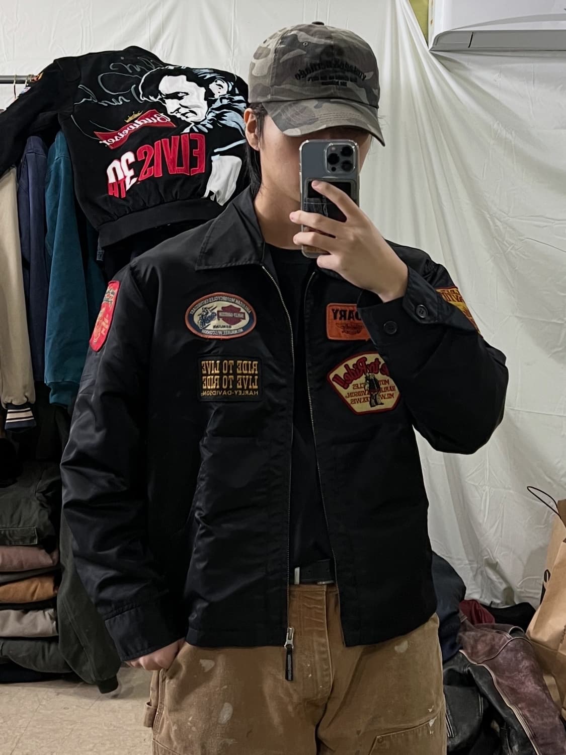 할리데이비슨 패치 라이더자켓 상품이미지3