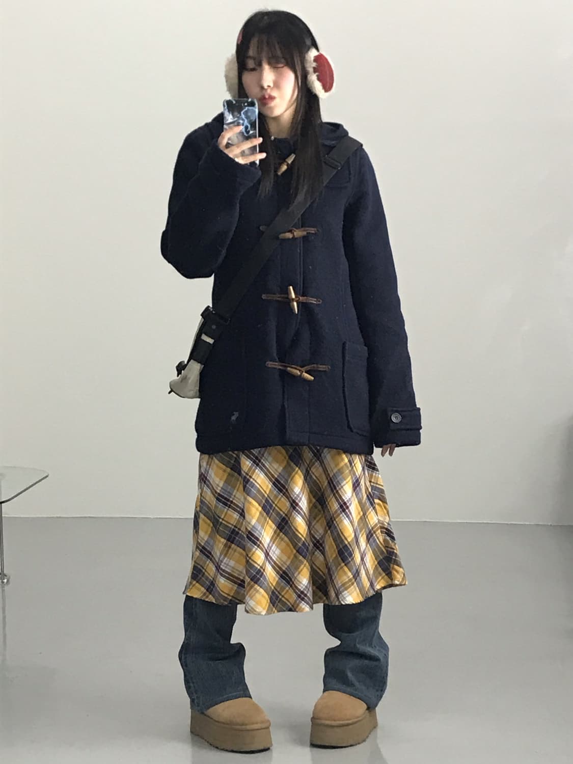 Abercrombie & Fitch Navy Wool Coats 상품이미지2