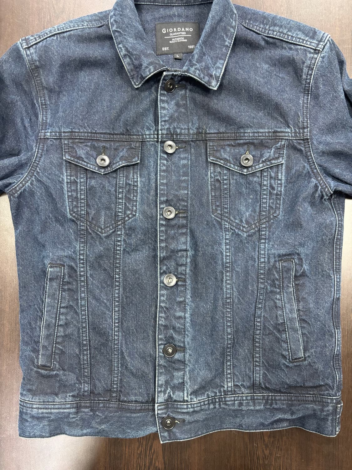 지오다노 데님 자켓 L 사이즈 상품이미지6