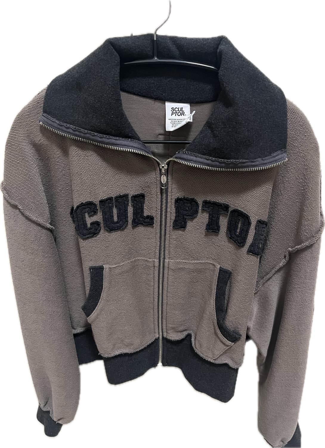 inside out zip up ash reverse 상품이미지1