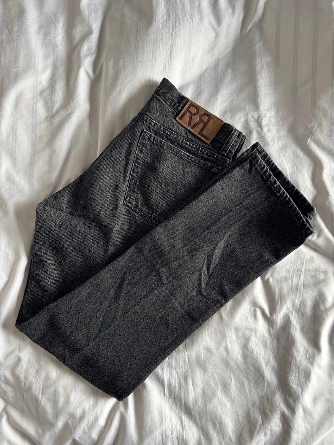 [34] rrl 더블알엘 블랙 워싱 데님 상품이미지1