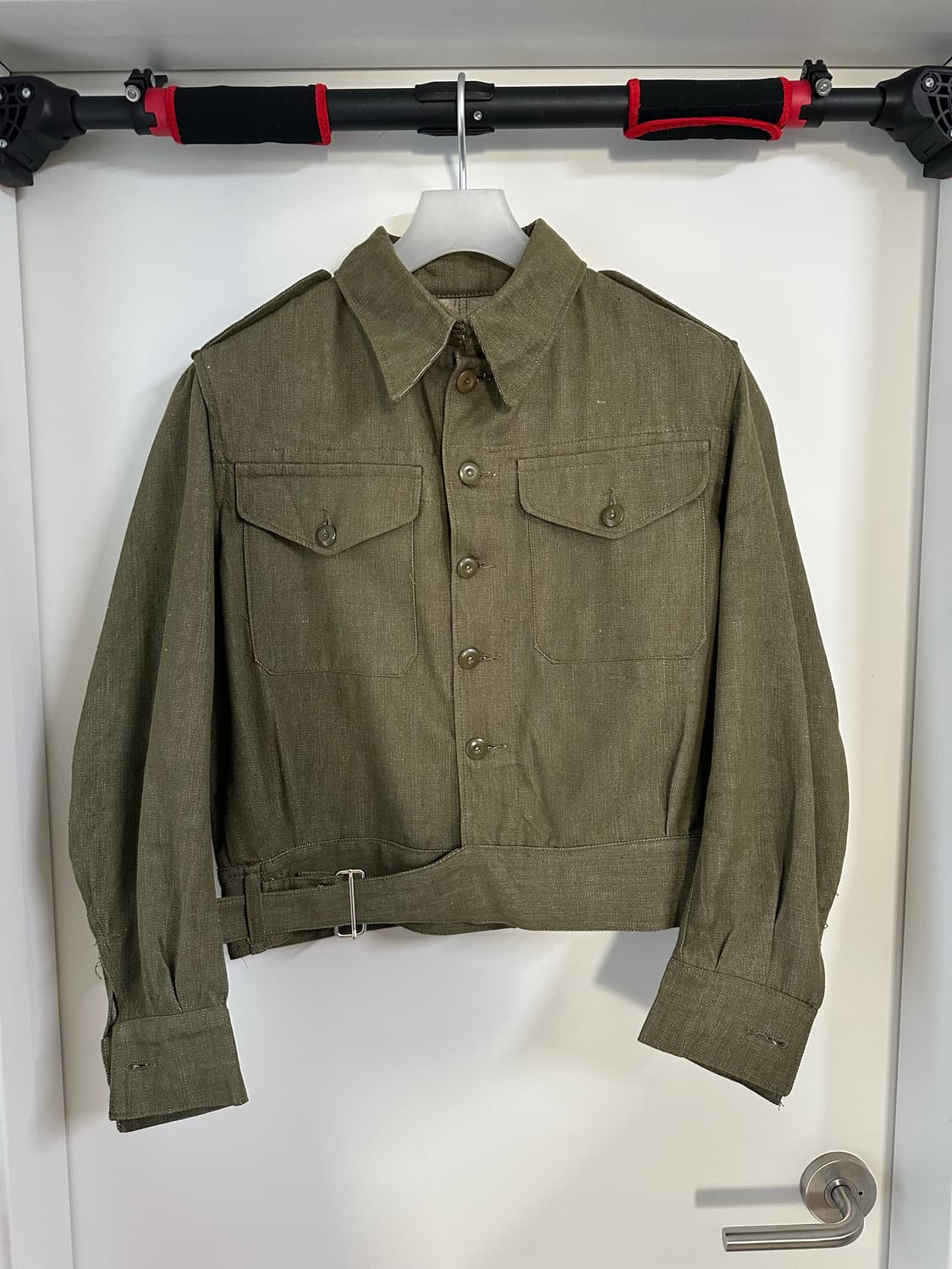 오리지날 50s데드스탁 영국군 데님 배틀드레스 상품이미지1