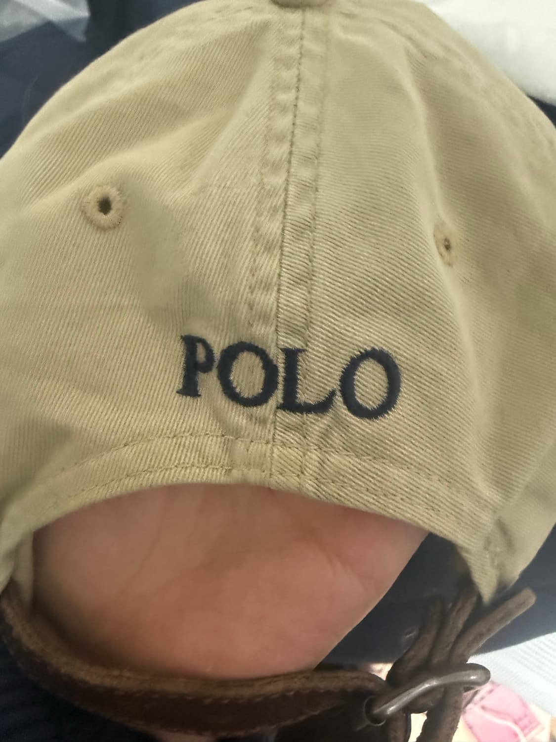 폴로 정품 베이지 캡 모자 상품이미지2