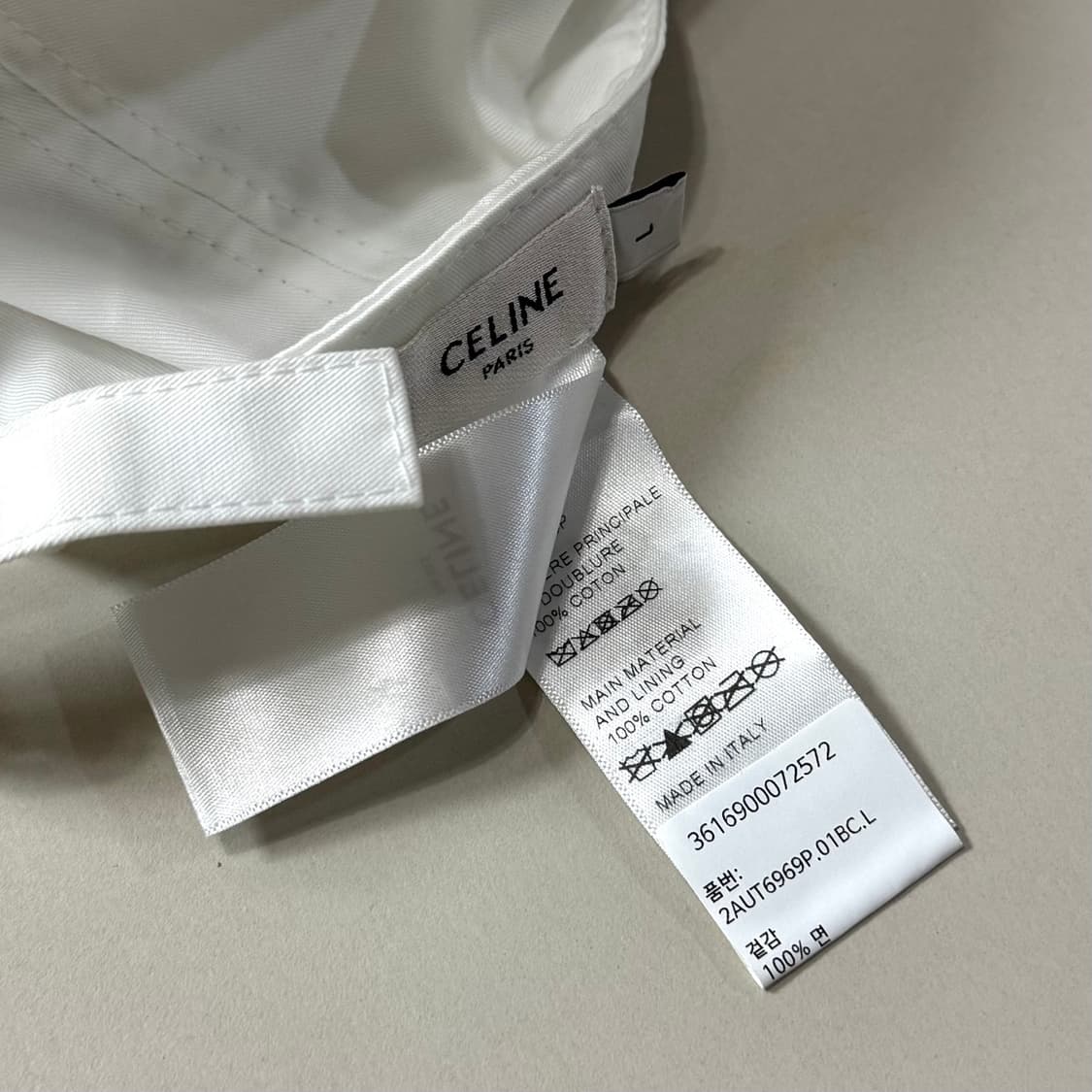 [백화점판/당일출고]셀린느 트리옹프 볼캡 상품이미지3