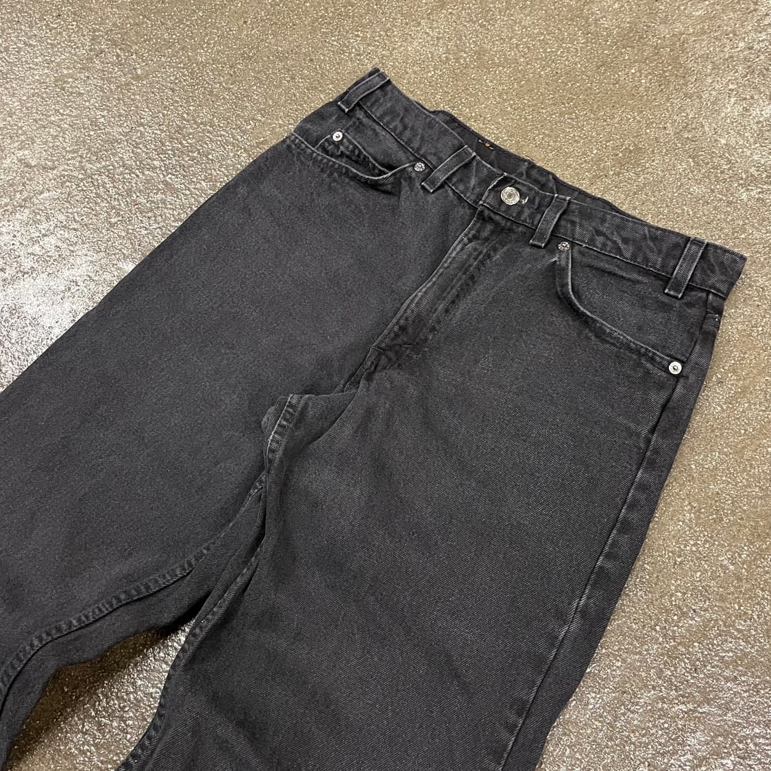 90s USA Levis550 오렌지탭 블랙진 (30“) 상품이미지4