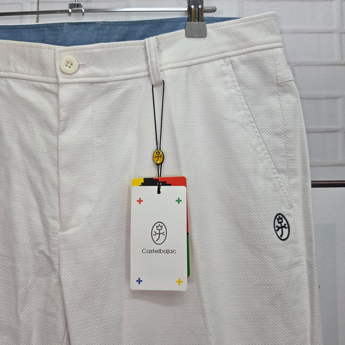 까스텔바작 남성 골프 팬츠 바지 35인치 미사용 상품이미지5