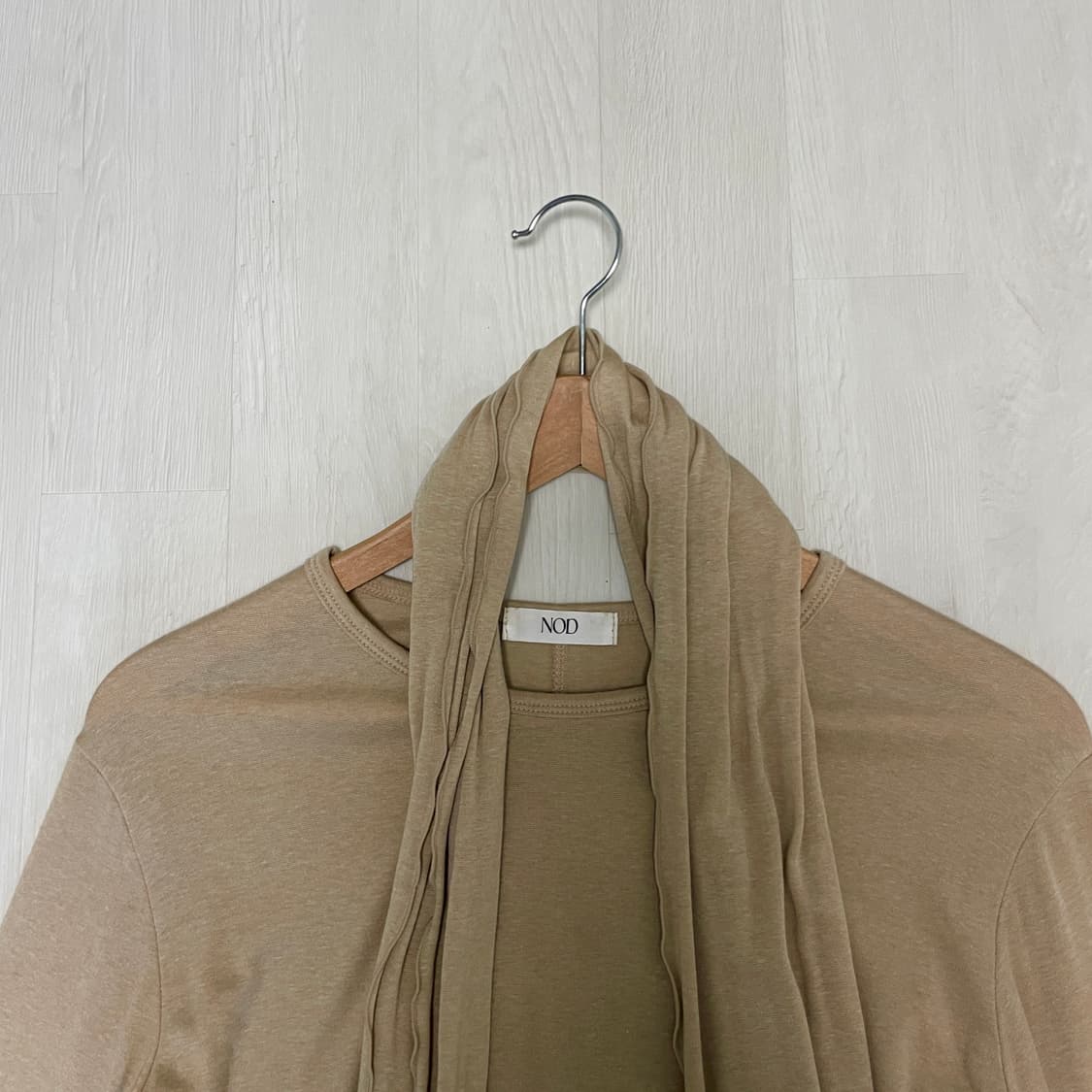 엔오디 머플러 탑 SET-UP 카멜 상품이미지9