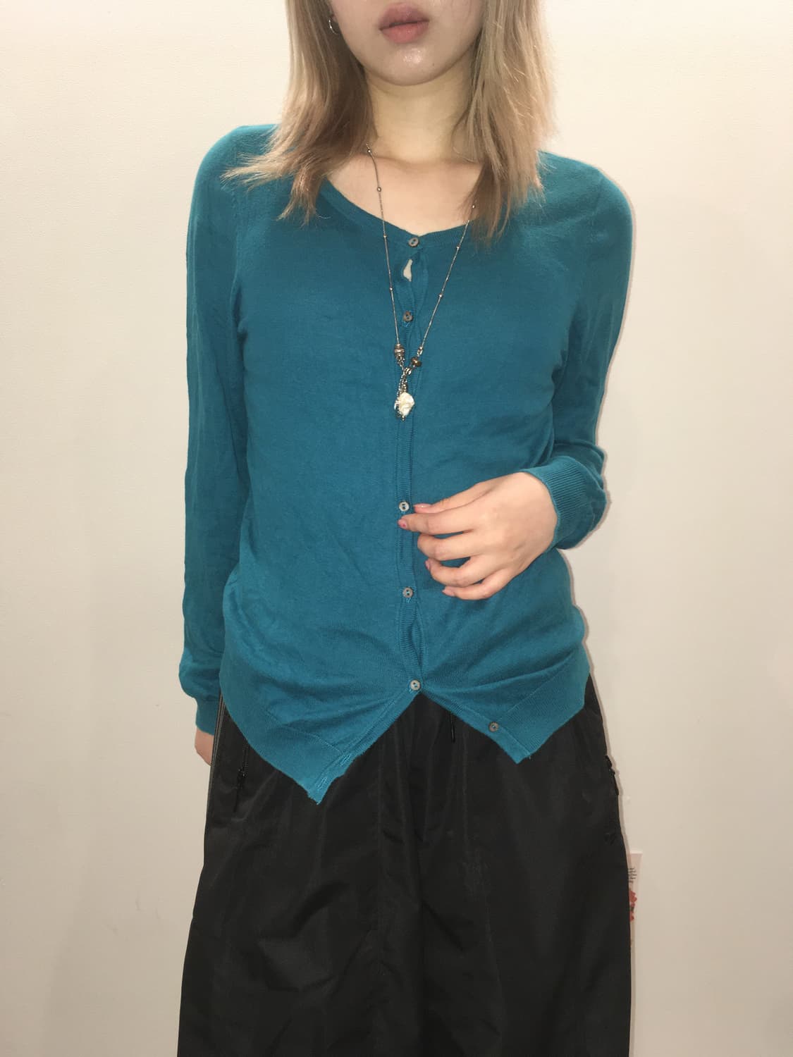 Jpn vintage earth mint cardigan 상품이미지3