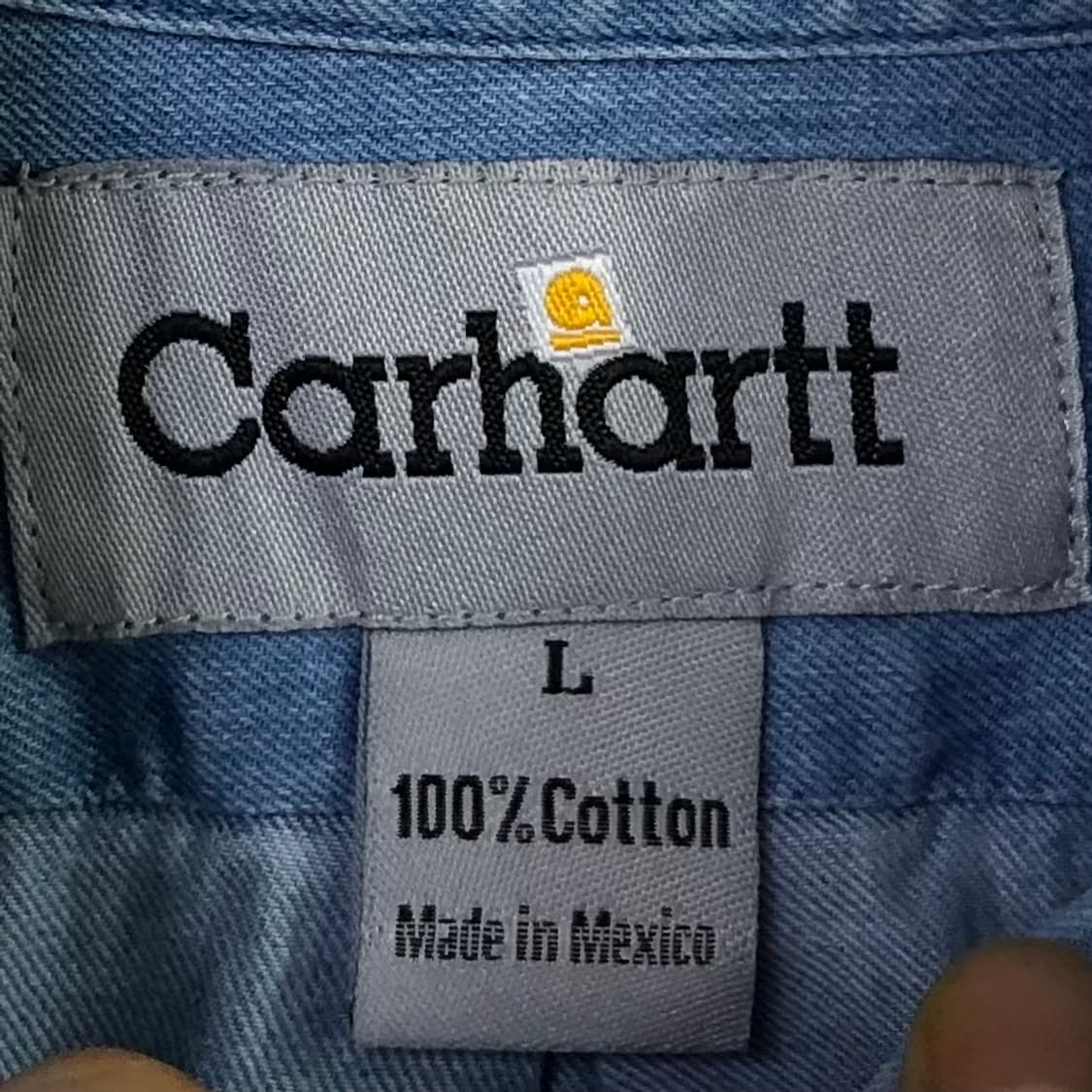 L 칼하트 데님 셔츠 상품이미지3