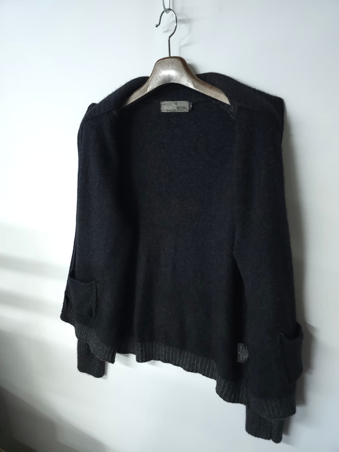 메리노밍크 배색 니트집업(남성100) 상품이미지10