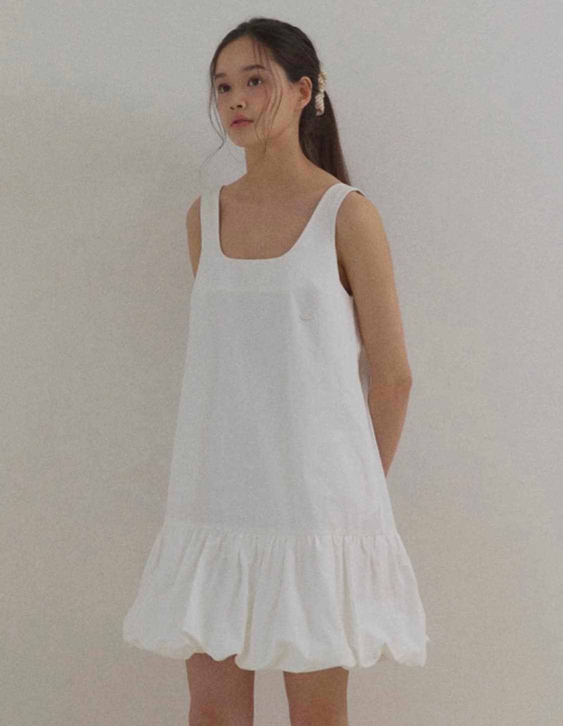 라퍼지 포 우먼 벌룬 원피스 (블랙) 상품이미지3