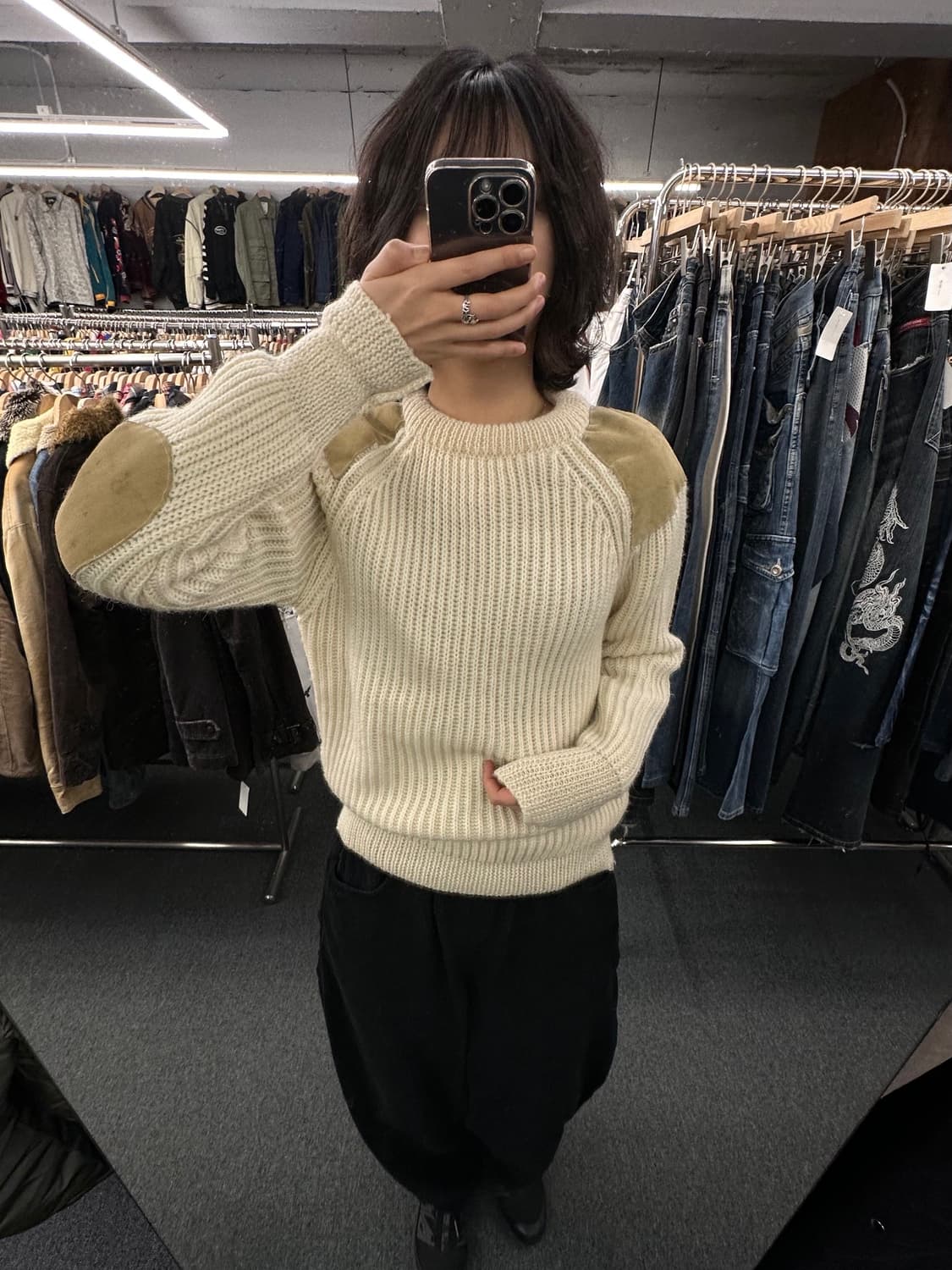 OS)컨트리 보그 퓨어 브리티시 울 니트 스웨터 상품이미지2