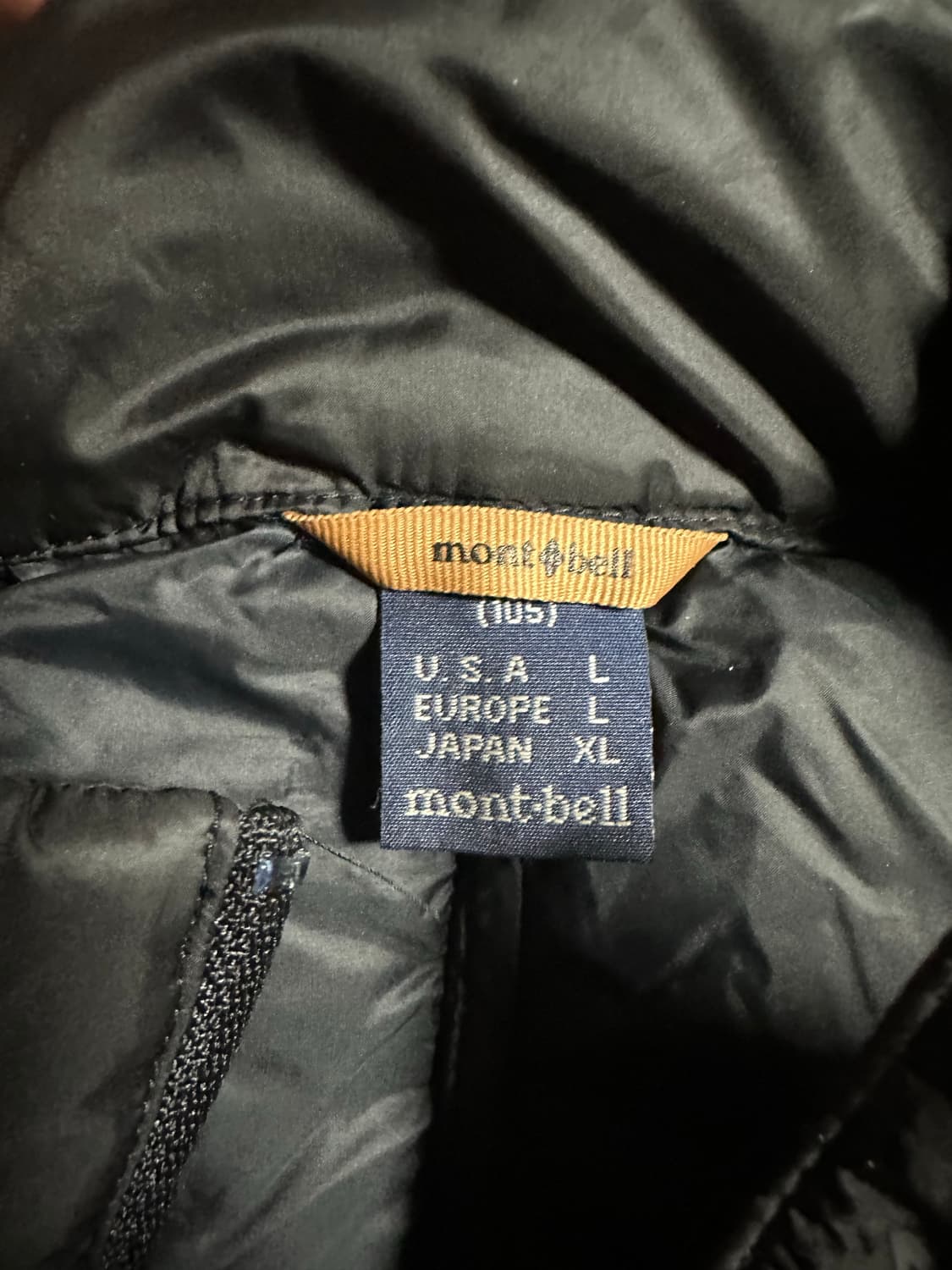 몽벨 제미니3 구스다운 패딩 블랙 105 상품이미지3