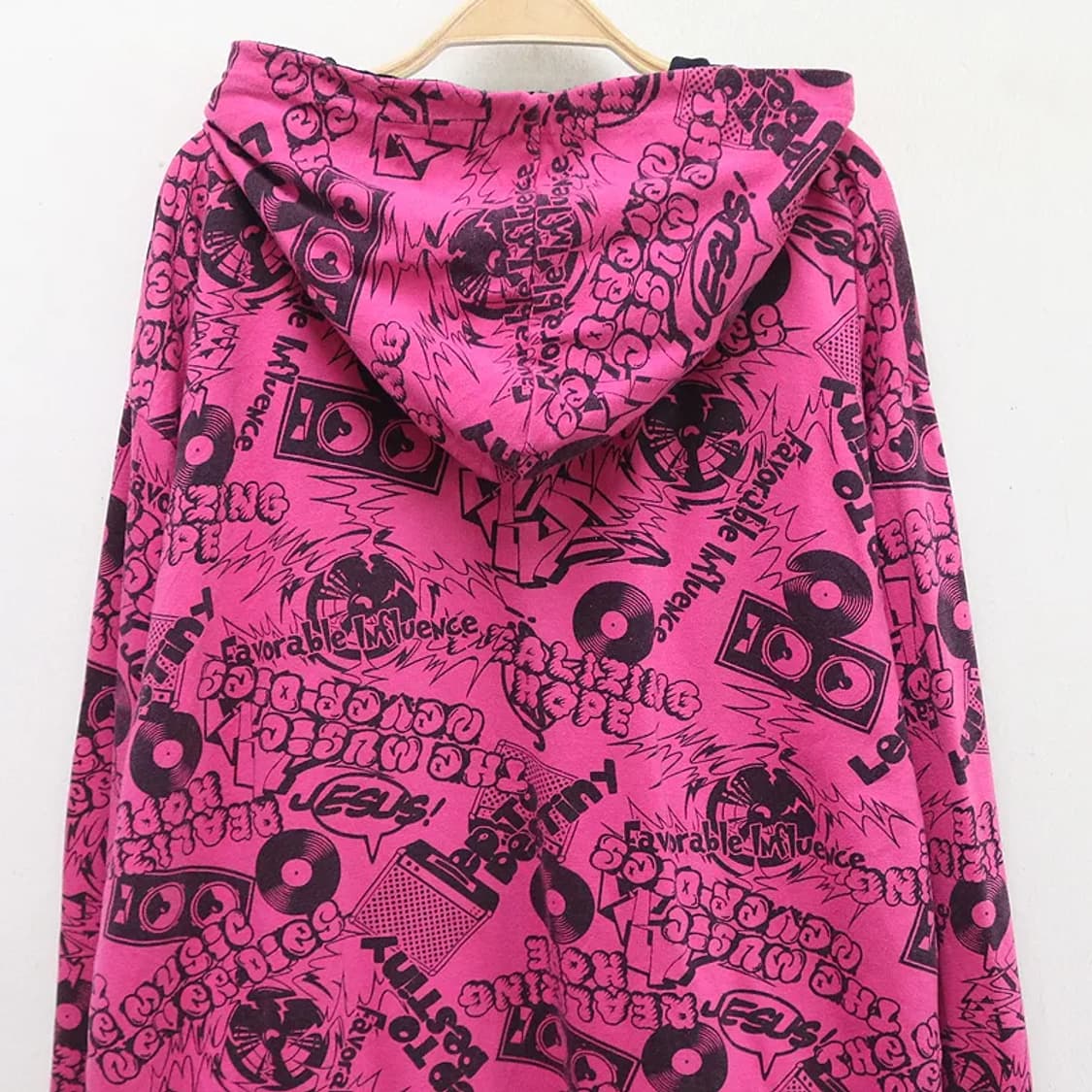 타임스텝 핑크 프린팅 후드집업 60671 상품이미지5