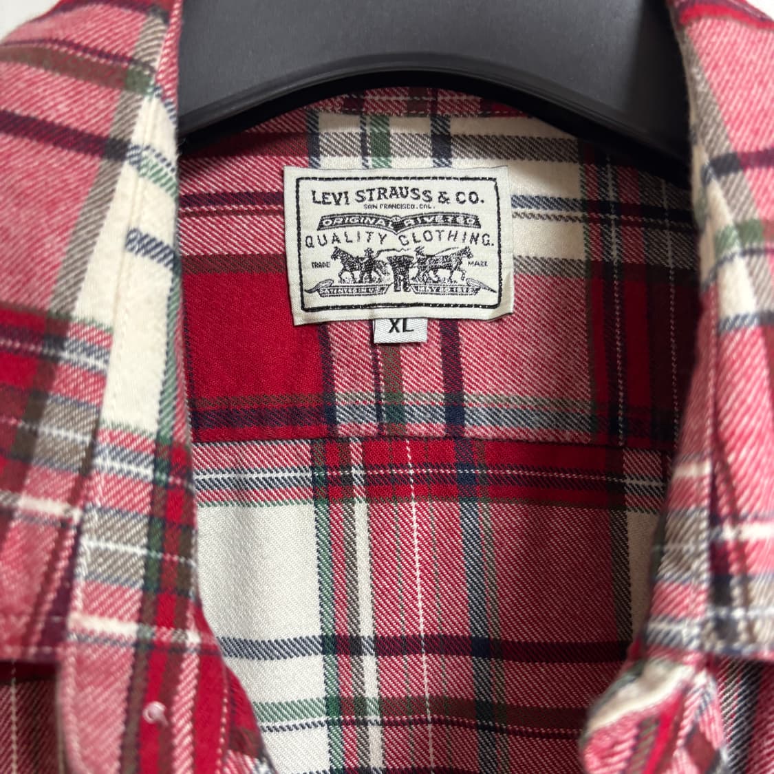 리바이스 플란넬 셔츠 XL 상품이미지2