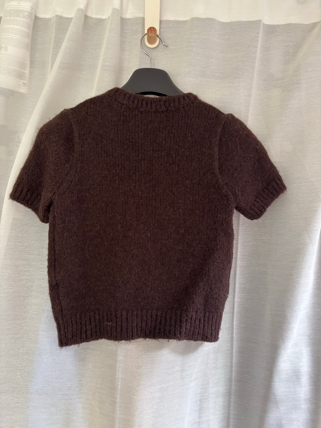 썬번프로젝트 HALF WOOL KNIT, BROWN 상품이미지2